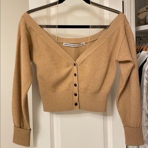 Alexander Wang off-shoulder sweater in size XS